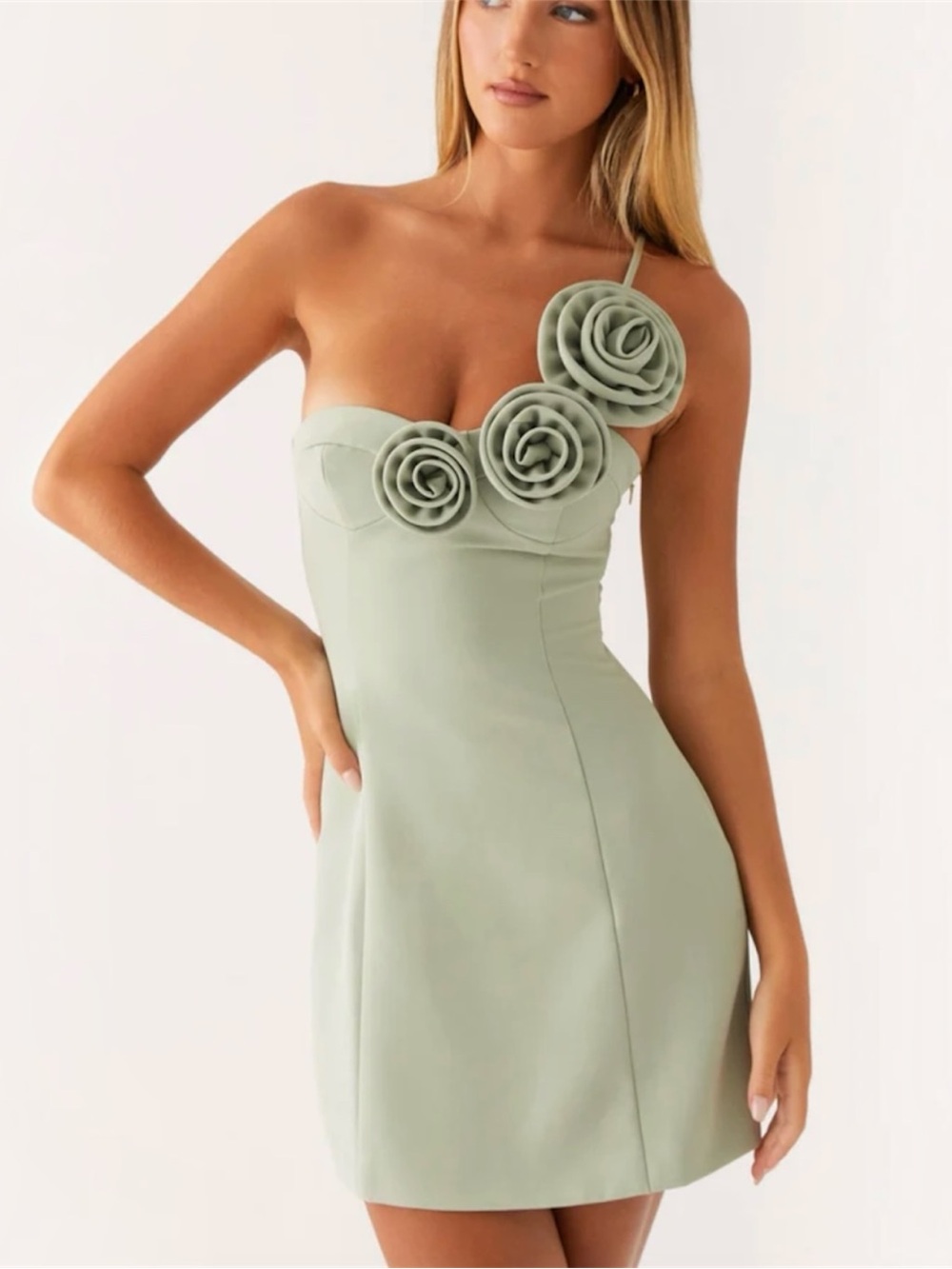 Peppermayo Sweetpea Mini Dress - Sage
